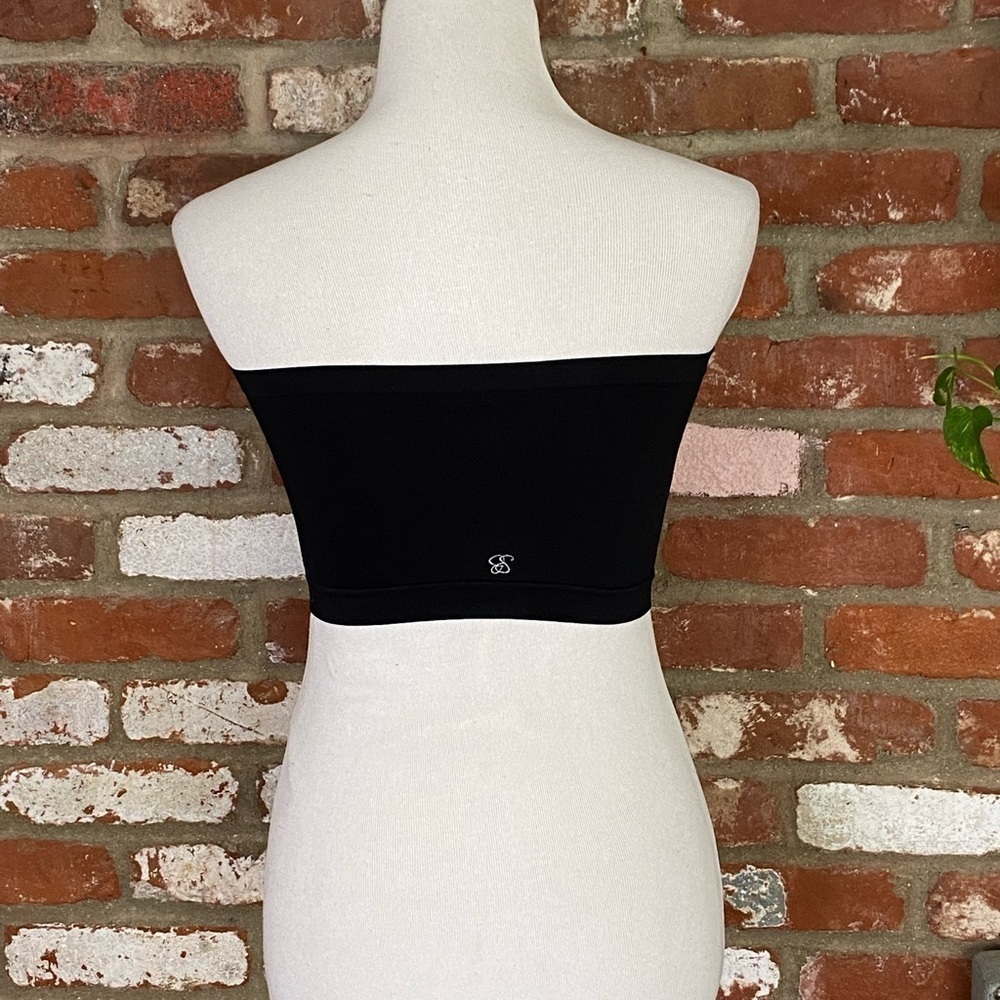 New Jessica Simpson Black bandeau Bralette size large - Picture 4 of 5